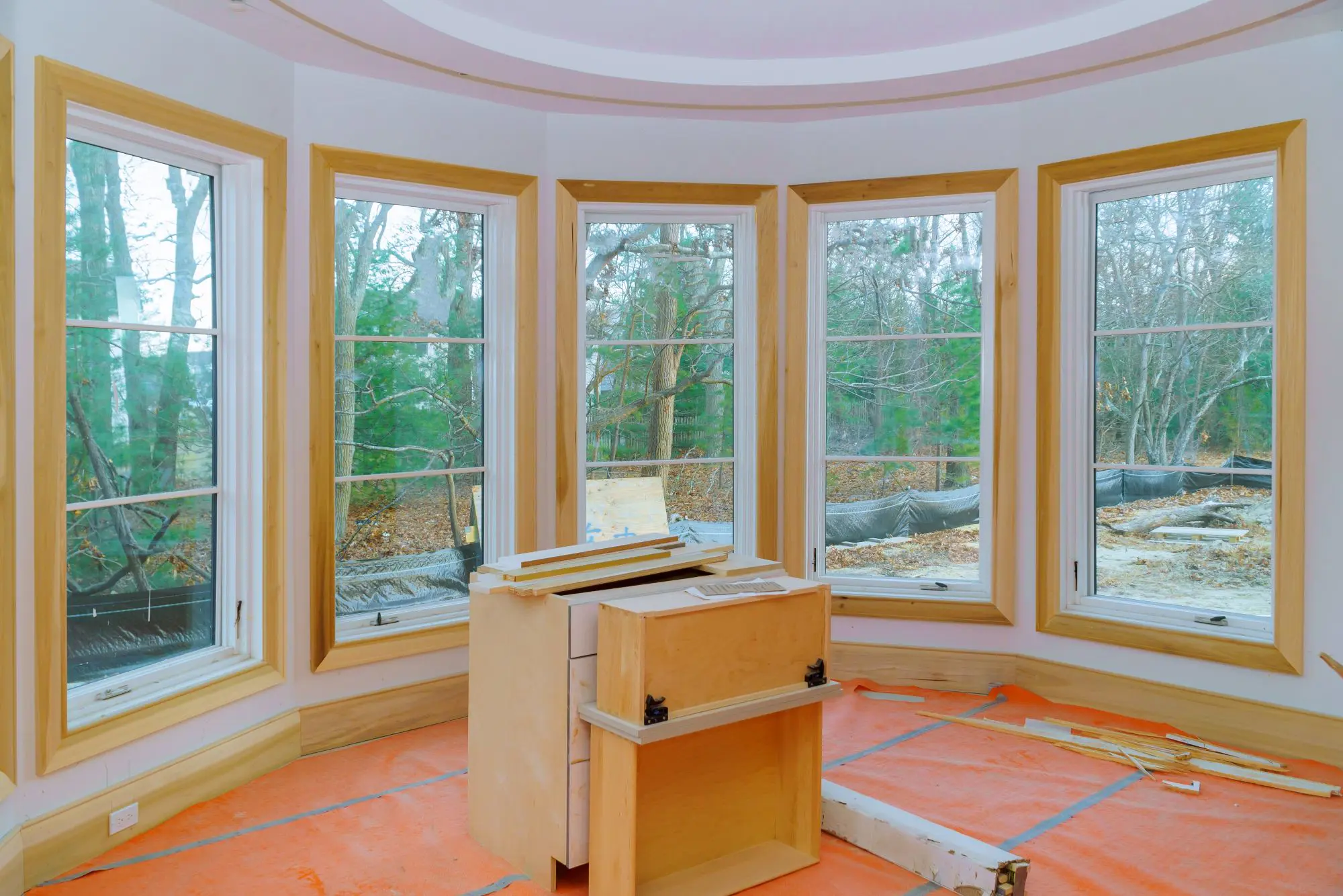 Residential window installation project